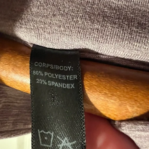 KYODAN β’ super soft light purple heather lightweight zip collared sweater jacket - Picture 4 of 8